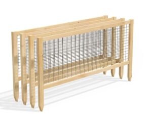 Greenes Fence Critter Guard 23.5"L Cedar Garden Fence, 4-Pack