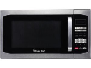 Magic Chef 1.6 Cu. Ft. 1100W Countertop Microwave Oven with Stylish Door Handle