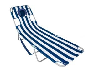 Ostrich Chaise Lounge Beach Chaise, Striped