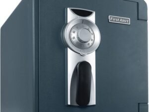 First Alert 2087F-BD Waterproof and Fire-resistant Bolt-down Combination Safe, 0.94 Cubic ft