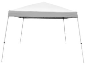 Caravan Canopy Sports 21207800010 12' X 12' White V-Series 2 Slant Canopy