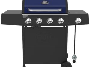 Expert Grill 4 Burner with Side Burner Propane Gas Grill in Blue