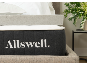 Memory Foam Mattress Topper, Twin, 3", Infused with Graphite, Allswell