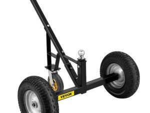 VEVOR Adjustable Trailer Dolly, 800 lbs Capacity Trailer Mover Dolly, 15.7" -23.6" Adjustable Height, 2" Ball Trailer Mover with 16" Wheels, Heavy-Duty Tow Dolly for Car, RV, Boat