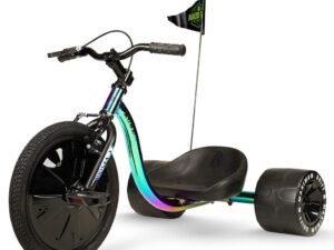 Madd Gear Drift Trike - Neo Chrome! New Model! – Great For Kids Ages 5+ - Max Rider Weight 150lbs – Drifting Trike - 3 Year Manufacturer’s Warranty – Leading Action Sports Brand!