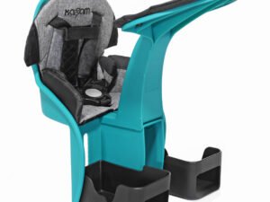 KaZAM WALLABY DELUXE Center Mount Front Facing Child Carrier for Bikes, Teal