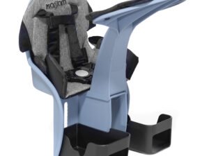 KaZAM WALLABY DELUXE Center Mount Front Facing Child Carrier for Bikes, Slate/Blue
