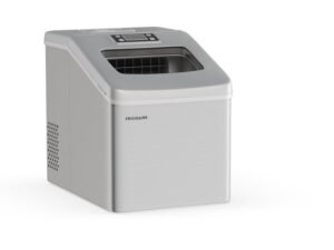 Frigidaire 40 lbs Countertop Clear Square Ice Maker, EFIC452-SS, Stainless Steel