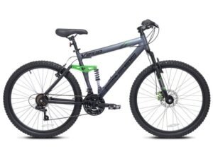 Genesis 26" V2100 Men's Dual Suspension Mountain Bike, Slate Gray