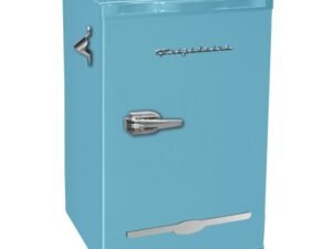 Frigidaire 3.2 Cu Ft Retro Mini Fridge With Side Bottle Opener EFR376, Blue