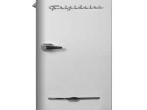 Frigidaire 3.2 Cu. ft. Retro Compact Refrigerator with Side Bottle Opener EFR376, Moonbeam
