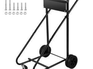 VEVOR Boat Motor Stand, 350 lbs Outboard Motor Carrier, 160kg Outboard Engine Stand, Six Wheels Boat Motor Dolly, Heavy Duty Multi Purposed Portable Boat Motor for Motor Repair, Maintenance, Storage