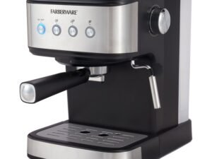 Farberware 20-Bar Espresso Maker, 1.5 Liter Capacity