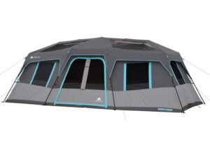 Ozark Trail 20' x 10' Dark Rest Instant Cabin Tent, Sleeps 12