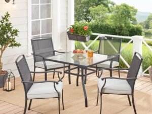Mainstays Alelandra Square 5 Piece Patio Dining Set
