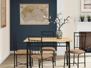 Mainstays 5-Piece Dining Set, Multiple Colors