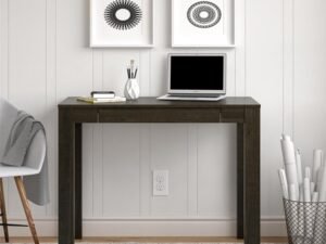 Mainstays Parsons Office Living Room Desk, Espresso Finish