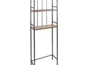 Chapter Kensington 3 Shelf Over the Toilet Bathroom Space Saver, Gunmetal