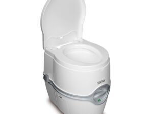 Porta Potti Curve 565E Portable Toilet for RVs / Boats / Camping / Healthcare / Toddler Training / Trucks / Vans - Thetford 92306
