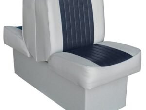 Wise 8WD707P-1-660 Deluxe Series Lounge Seat, Grey-Navy