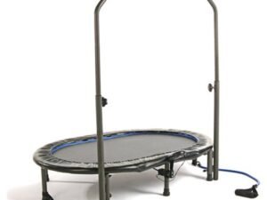Stamina 55-Inch Trampoline InTone Oval Jogger, with Handlebar, Black