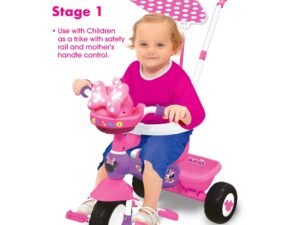 Disney Minnie Mouse Deluxe Trike Ride-On with Lights and Sounds