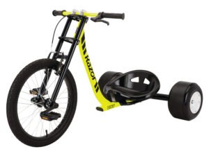 Razor DXT Drift Trike Black/ Yellow- Three Wheeled Drifting Ride on