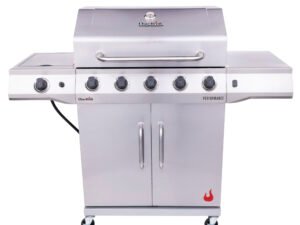 Char-Broil Performance Stainless Steel 5-Burner Liquid Propane, (LP), Cabinet-Style Outdoor Gas Grill
