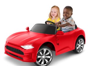 GT Coupe Ride-On Toy by Kid Trax, red, powered