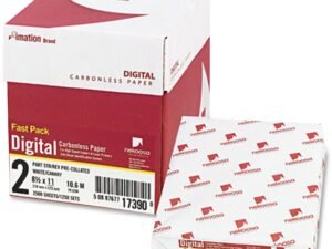 Nekoosa, NEK17390, Fast Pack 2pt Digital Carbonless Paper, 2500 / Carton, White,Yellow