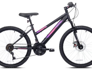 Kent 24" Northpoint Girl's Mountain Bike, Black/Pink/Purple