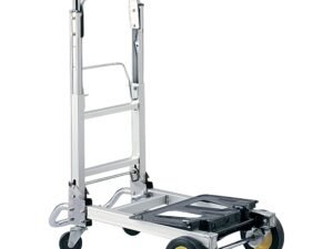 Safco, HideAway Convertible Hand Truck, 1 Each, Silver