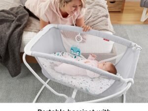 Fisher-Price Rock with Me Bassinet, Ocean Sands