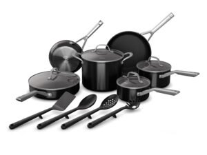 Ninja Foodi NeverStick 14-Piece Cookware Set, guaranteed to never stick, C19700