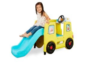 Little Baby Bum Wheels on the Bus Official Climber and Slide with Interactive Musical Dashboard by Little Tikes