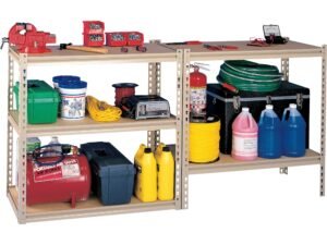 Tennsco, Stur-D-Stor Steel Shelving, 1 Each, Sand