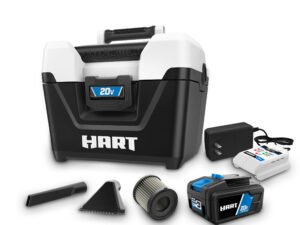 HART 20-Volt Cordless 2-Gallon Wet/Dry Vacuum Kit (1) 20-Volt 4.0Ah Lithium- Ion Battery