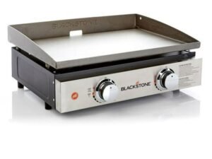 Blackstone 2-Burner 22'' Tabletop Griddle with Stainless Steel Front