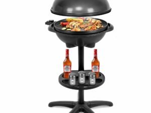 Costway Electric BBQ Grill 1350W Non-stick 4 Temperature Setting Outdoor Garden Camping