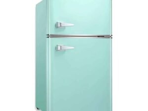 AGLUCKY Mini Fridge 3.1Cu.ft 115 Volt 60 Hz Low Noise Adjustable Temperature Suitable for Kitchen Living Room Office and Dormitory Green