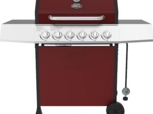 Expert Grill 6 Burner Propane Gas Grill in Red