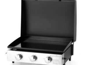 Sophia & William 3-Burners Gas Griddle Portable Flat Table Top BBQ Grill 24,000 BTU