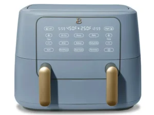 Beautiful 9QT TriZone Air Fryer, Cornflower Blue by Drew Barrymore