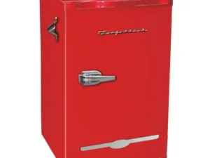 Frigidaire 3.2 Cu. Ft. Retro Compact Refrigerator with Side Bottle Opener EFR376, Red