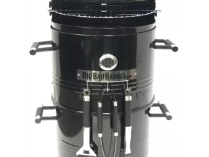 Big Bad Barrel BBQ Smoker Grill 5 in 1 Barrel can be used as a Smoker, Grill, Pizza Oven, Table and Fire Pit