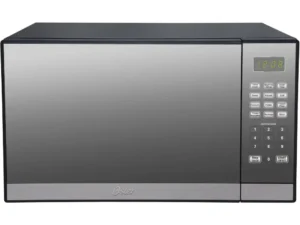 Oster 1.3 Cu. ft. Stainless Steel with Mirror Finish Microwave Oven with Grill