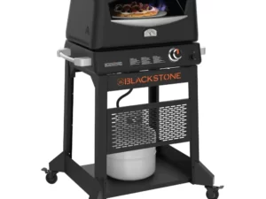 Blackstone Propane Pizza Oven with 16" Rotating Cordierite Stone and Mobile Stand