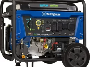 Westinghouse 12,500 Peak Watt Dual Fuel Portable Generator, Gas/Propane, Transfer Switch Ready, CO Sensor