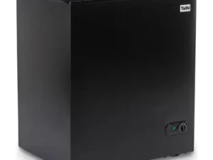 TABU Chest Freezer, 7.0 Cu Ft Deep Freezer with Adjustable Temperature, Compact Freezer with Top Open Door (Black)