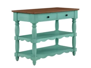 The Pioneer Woman Kitchen Island, Teal
